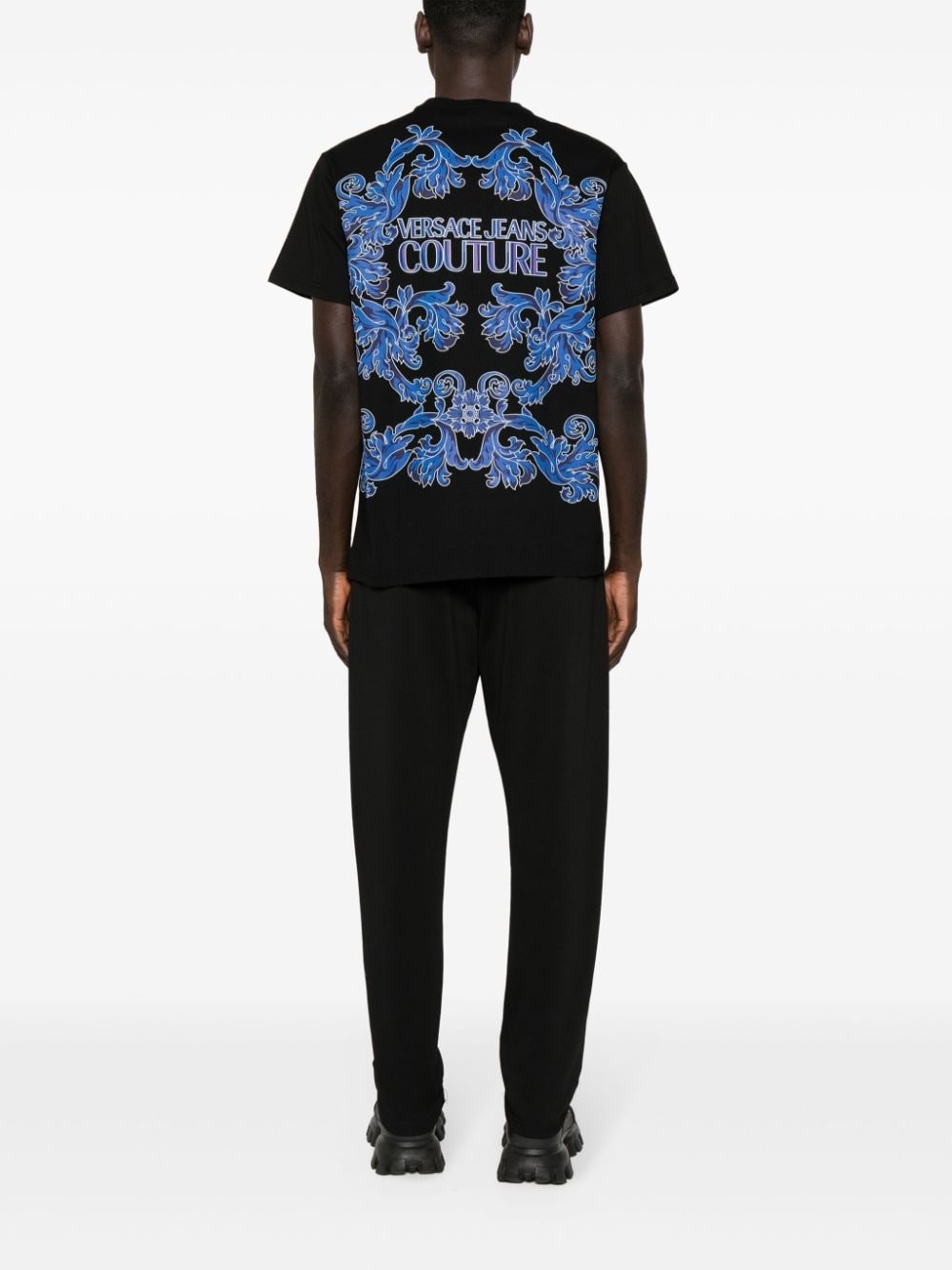logo-print cotton T-shirt - 2