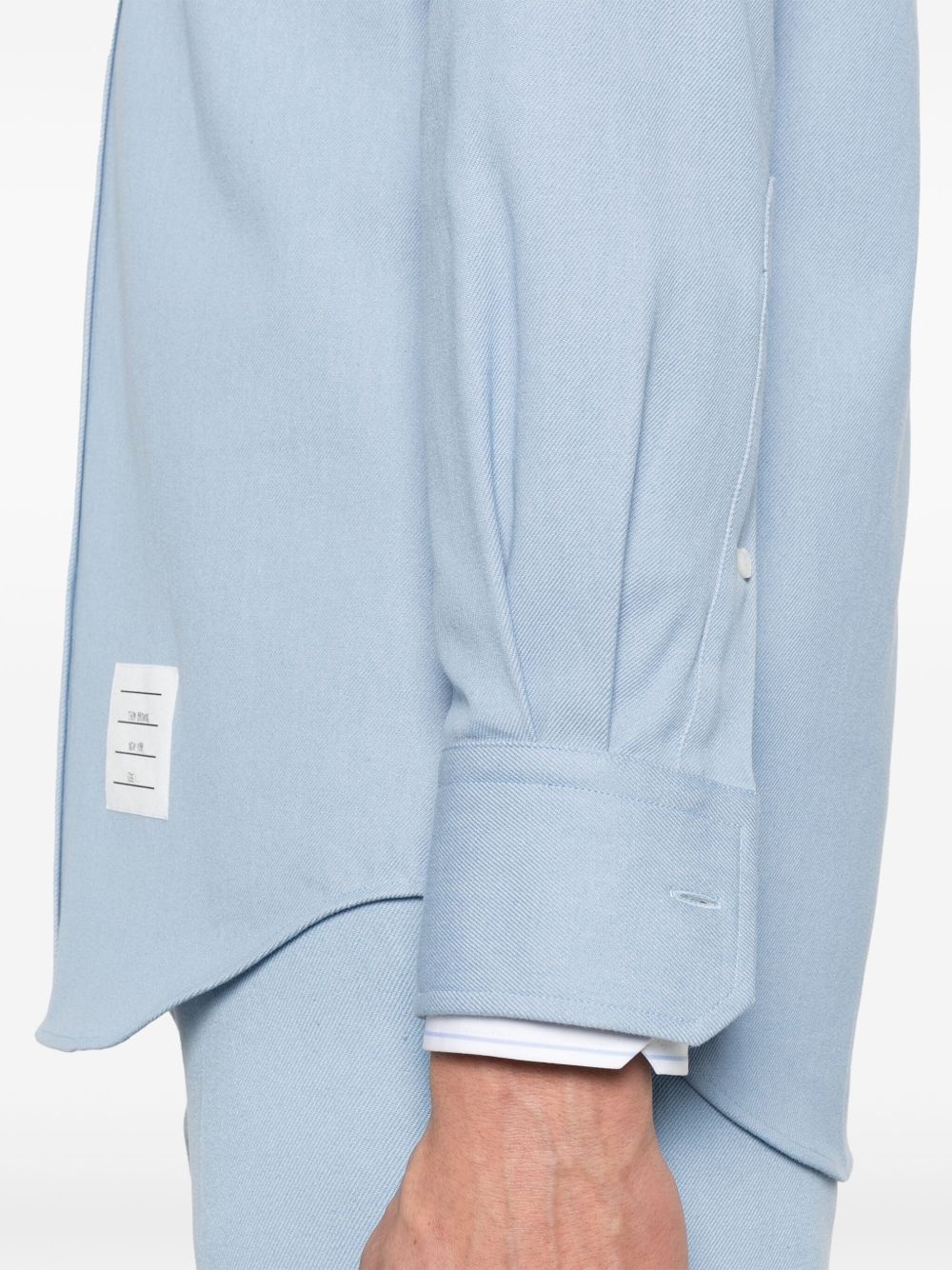 RWB-stripe denim shirt - 5