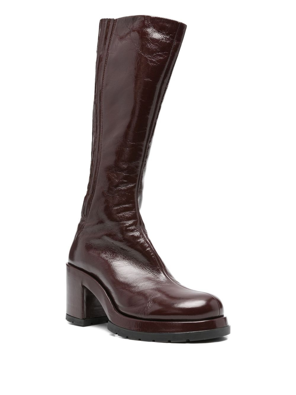 leather knee-high boots - 2