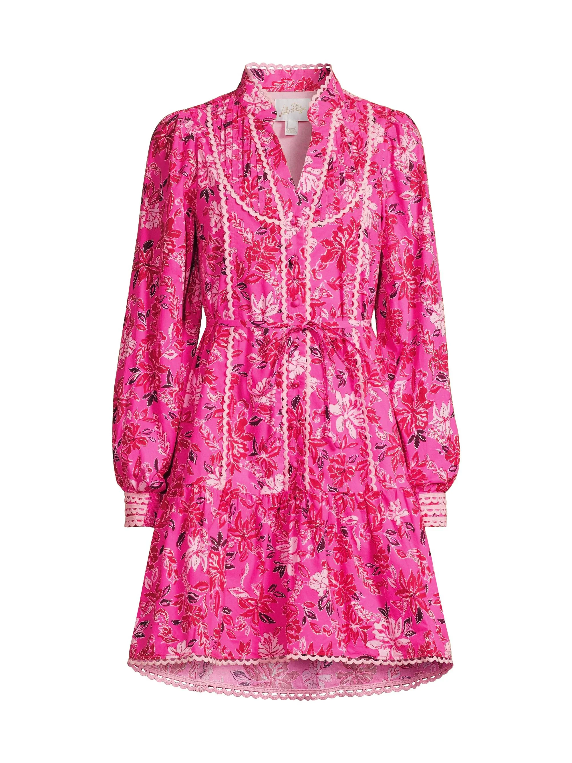 Women's Arletta Floral Dress - Passion Fruit Pink - 1