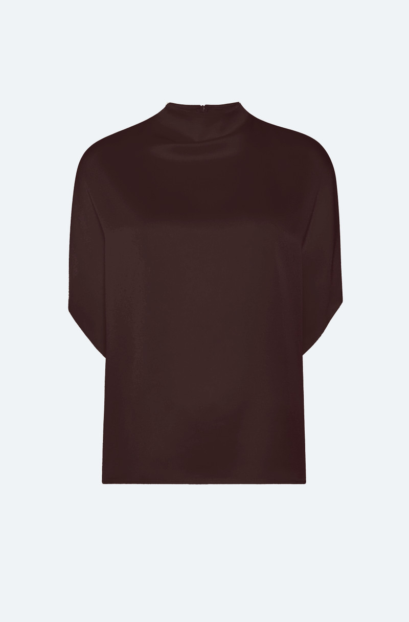 Satin Cape Tee 1