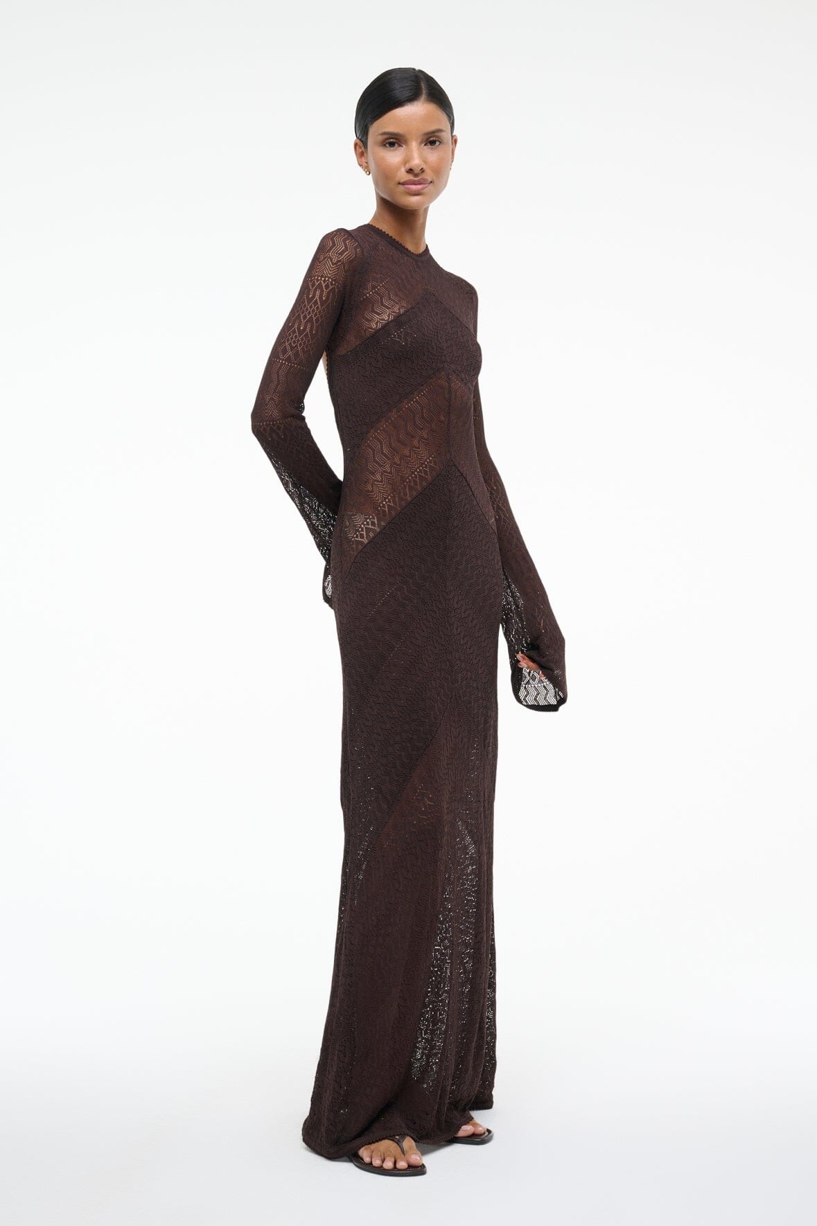 STAUD VERA DRESS EARTH - 4
