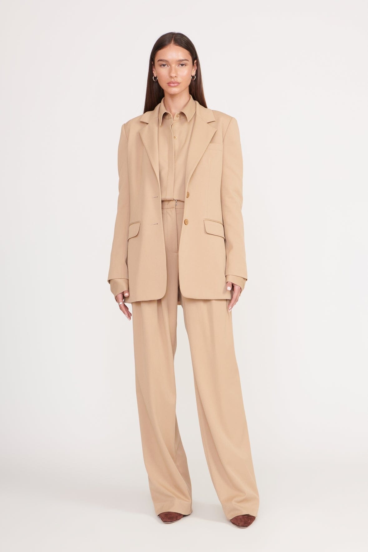 STAUD CITY BLAZER CAMEL - 3