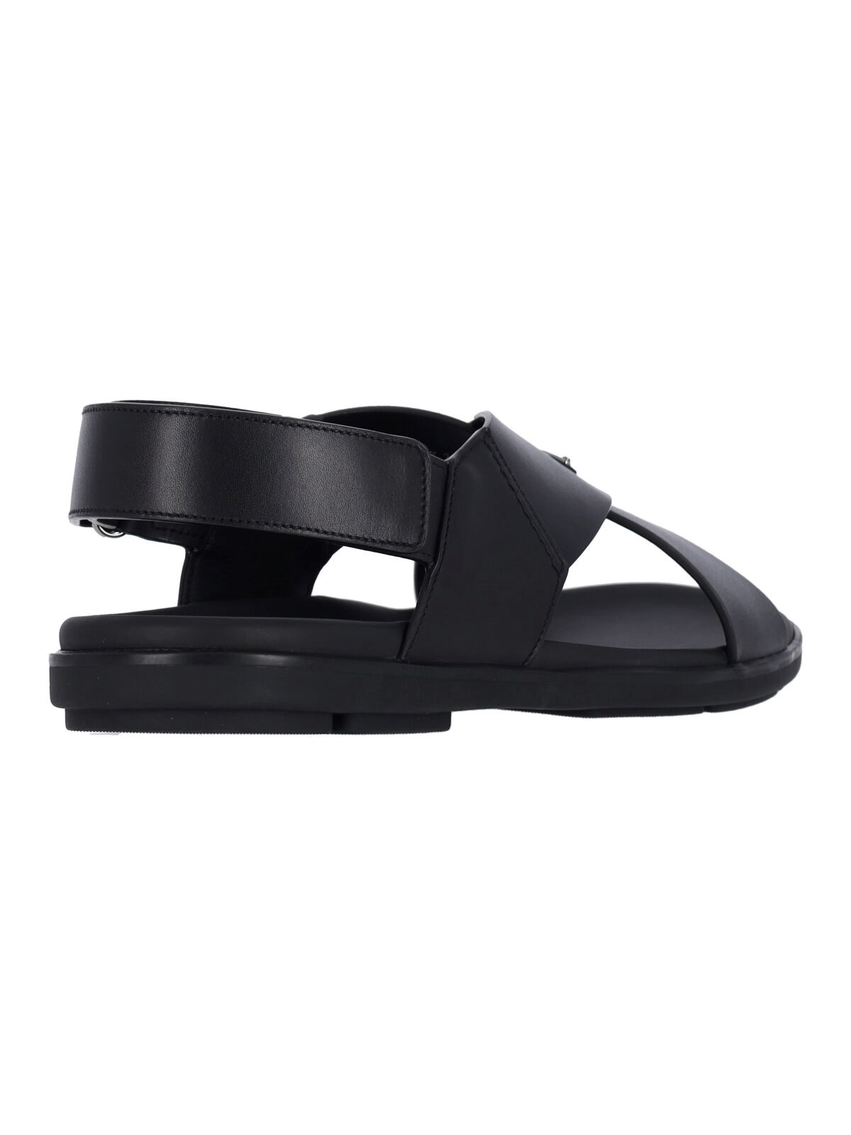 LOGO CROSSED SANDALS - 4