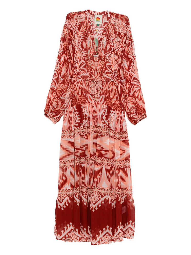 tropical-print maxi dress 1