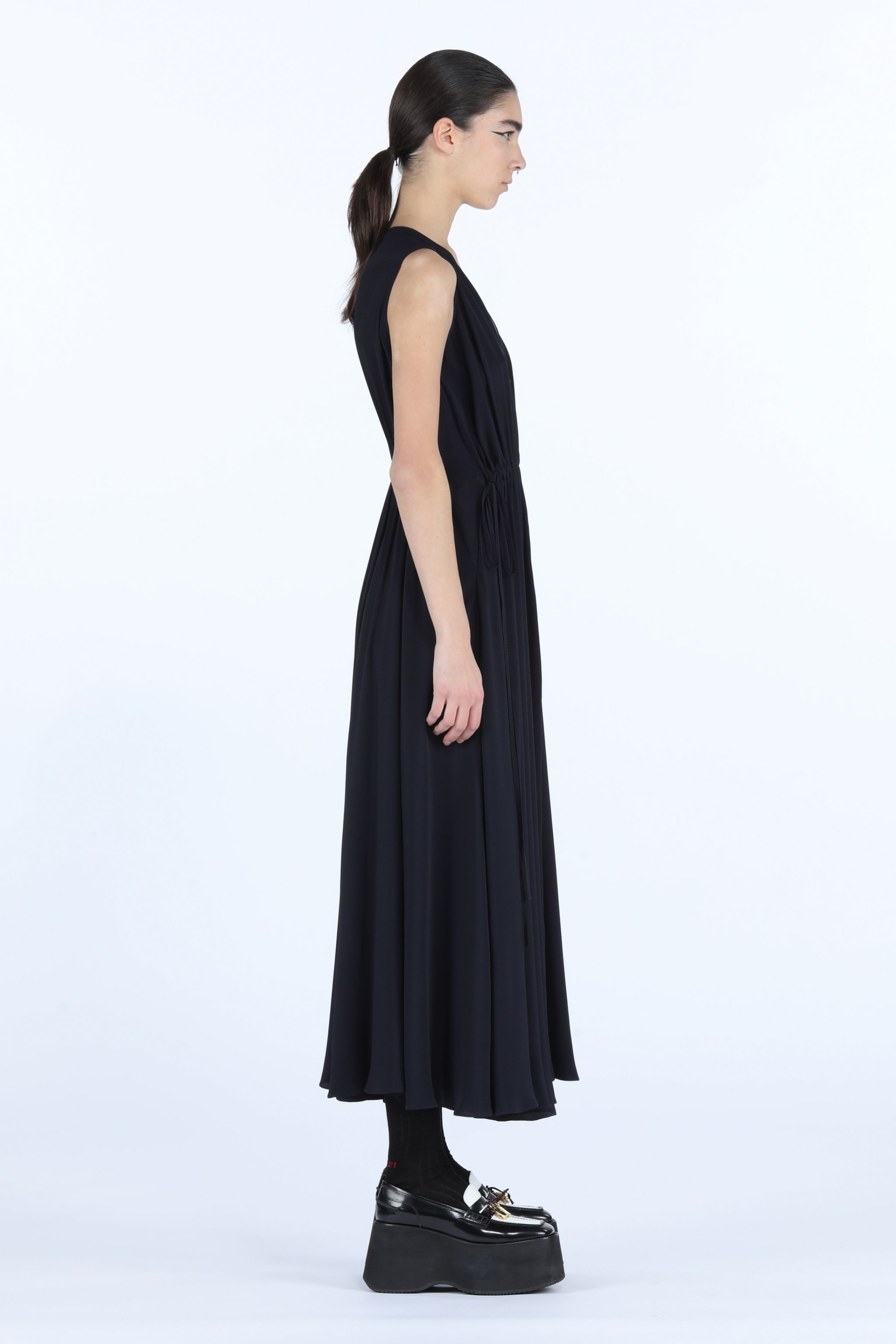 GATHERED MAXI DRESS - 3
