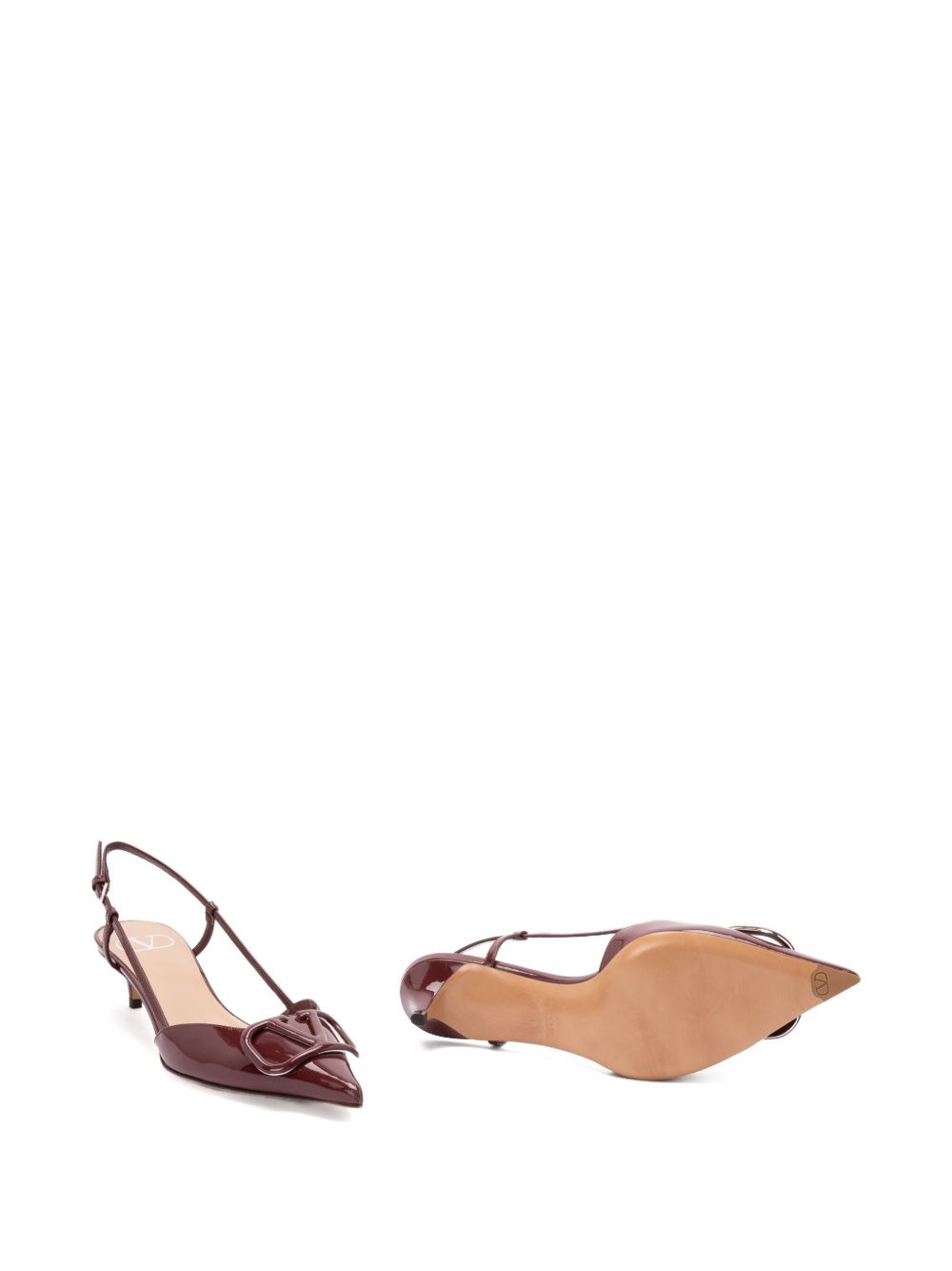 40mm Vlogo slingback pumps - 2
