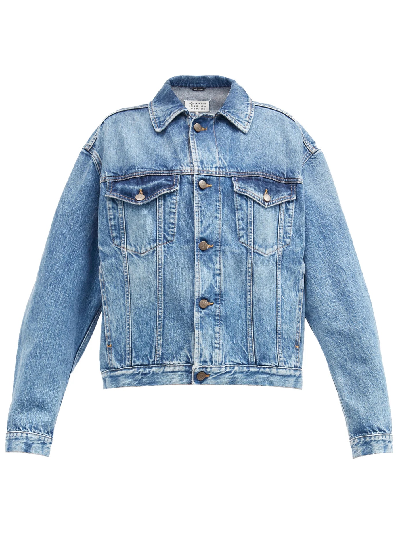 Washed-denim jacket - 1