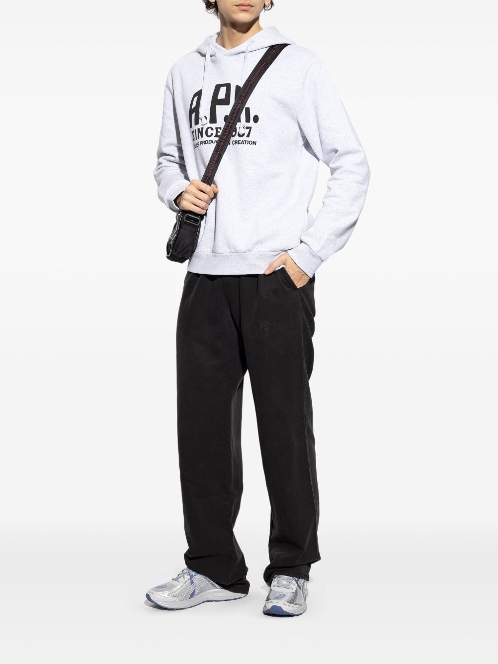 logo-print hoodie - 2