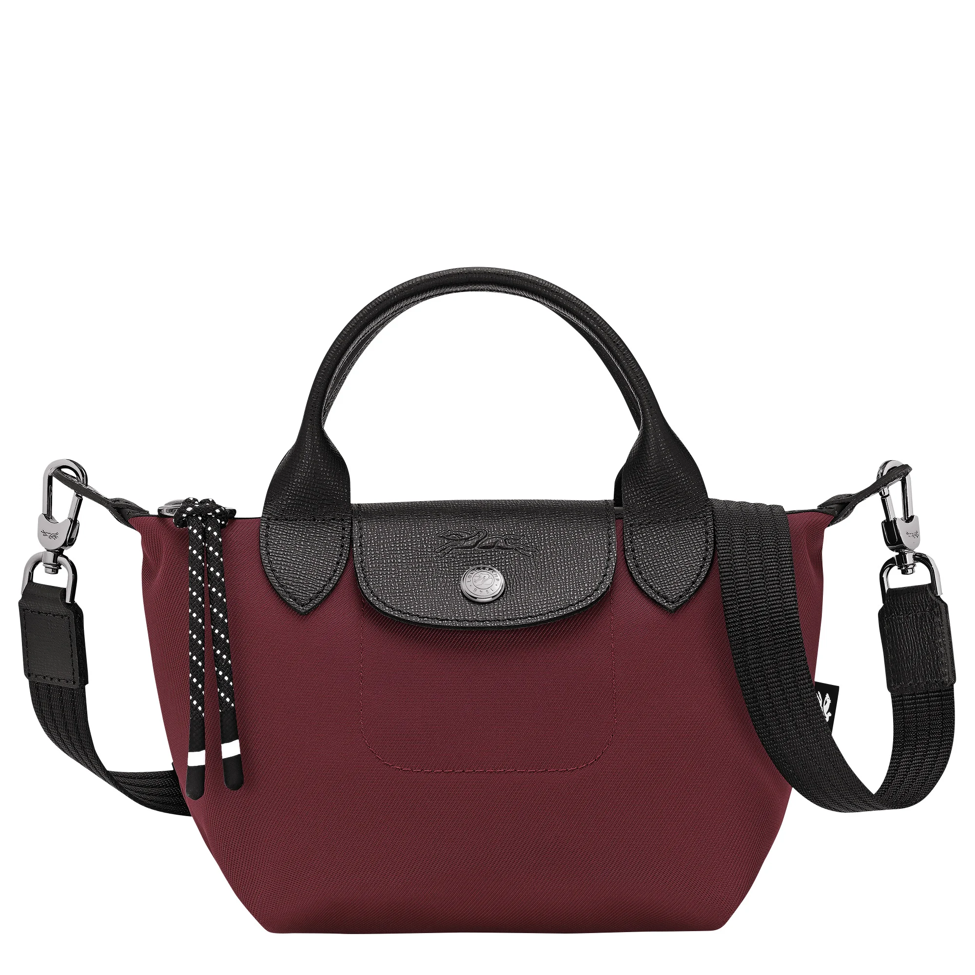 Le Pliage Energy XS Handbag Burgundy - Recycled canvas - 1