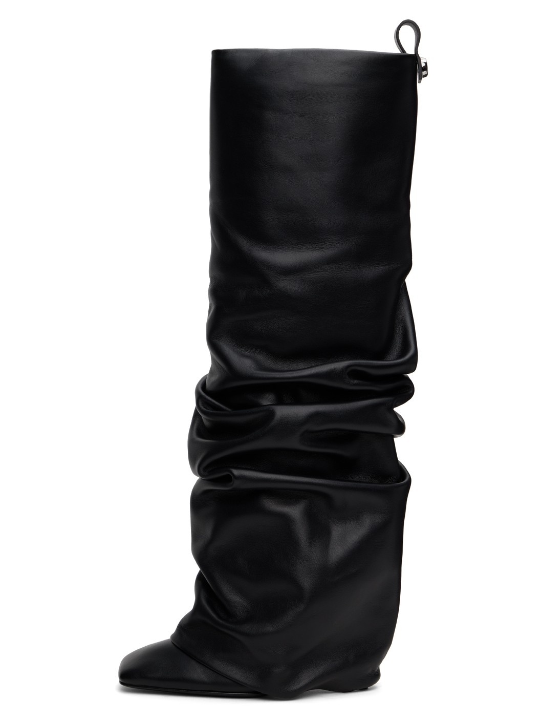 Black Rea Tube Tall Boots - 3