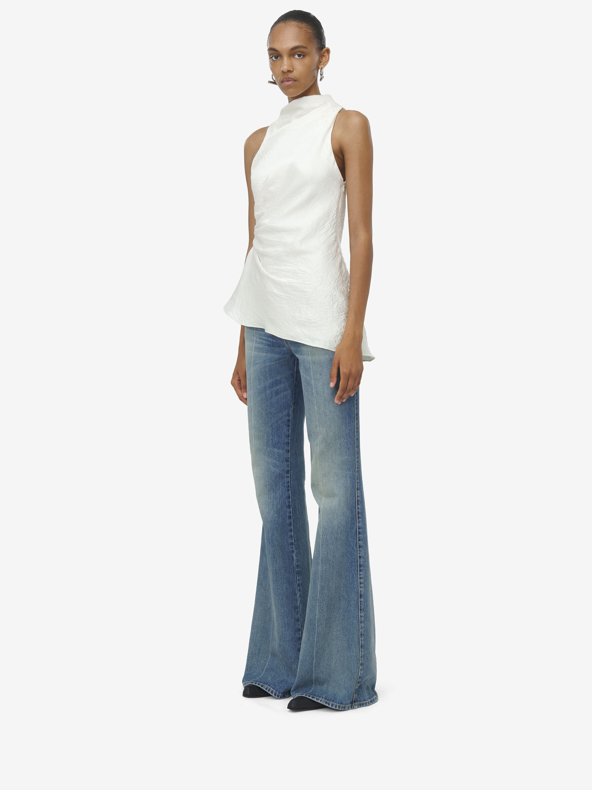 Smashed Satin Asymmetric Top - 7