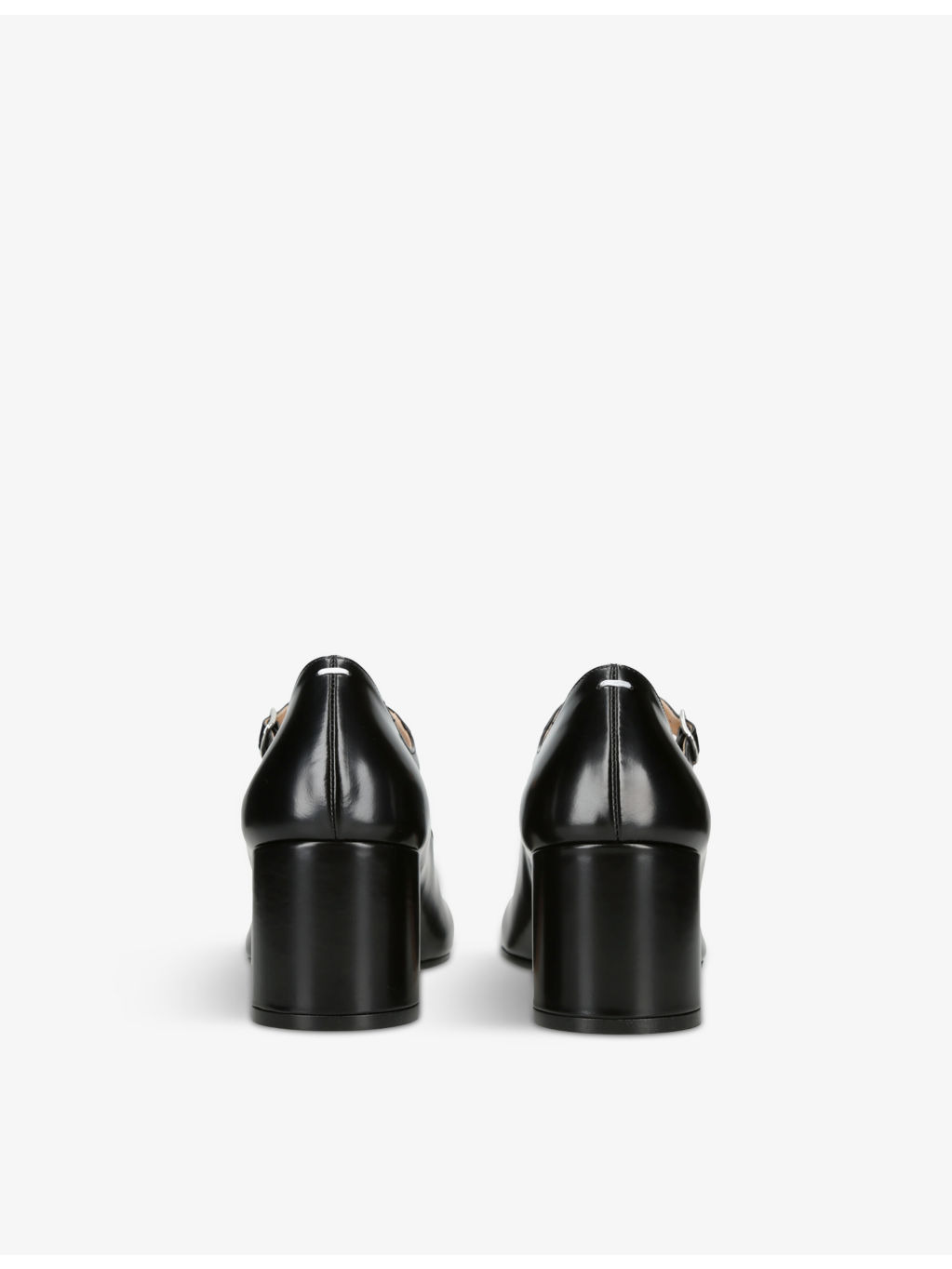 Tabi 60 split-toe block-heel leather Mary-Janes - 4