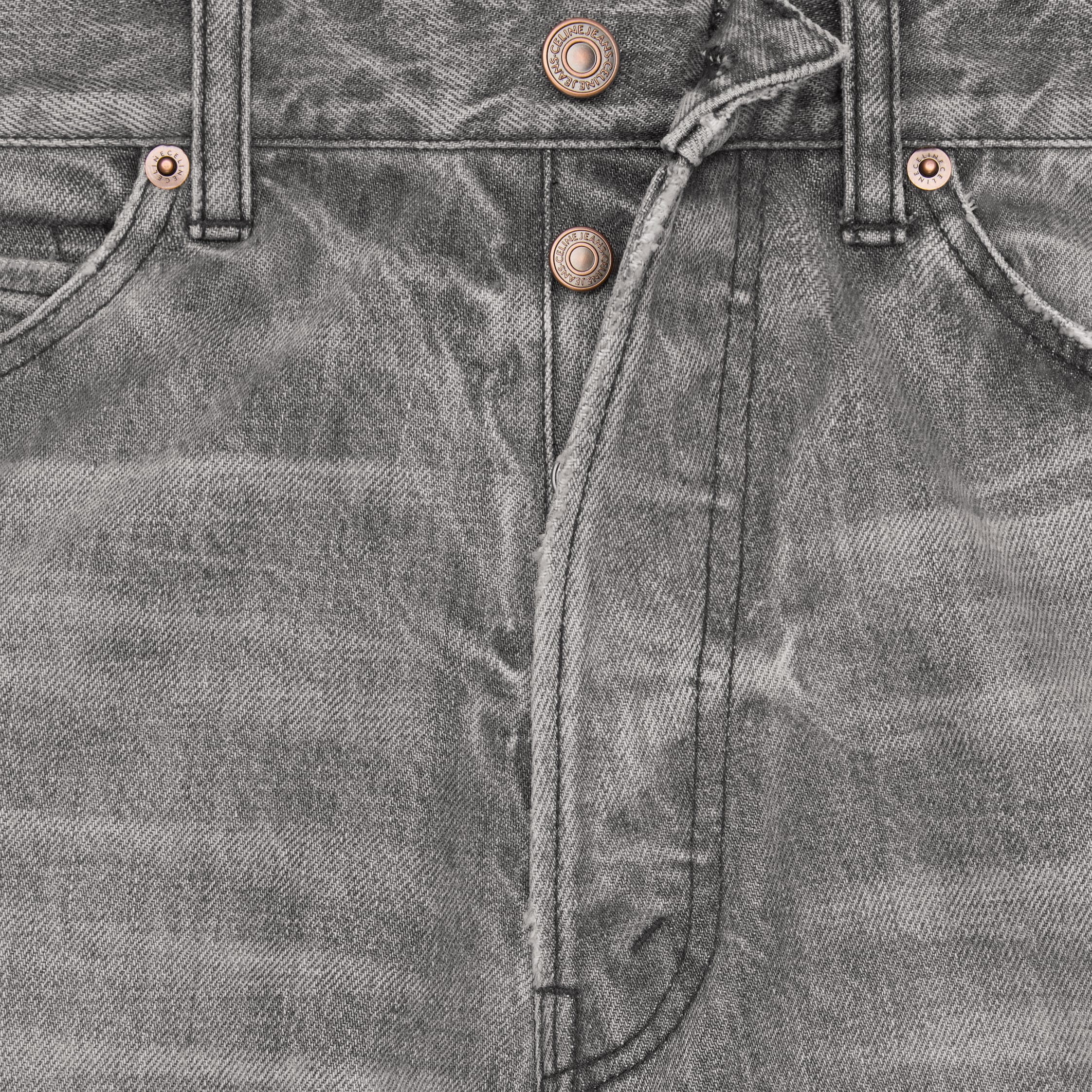 wesley jeans in grey valley wash denim - 4