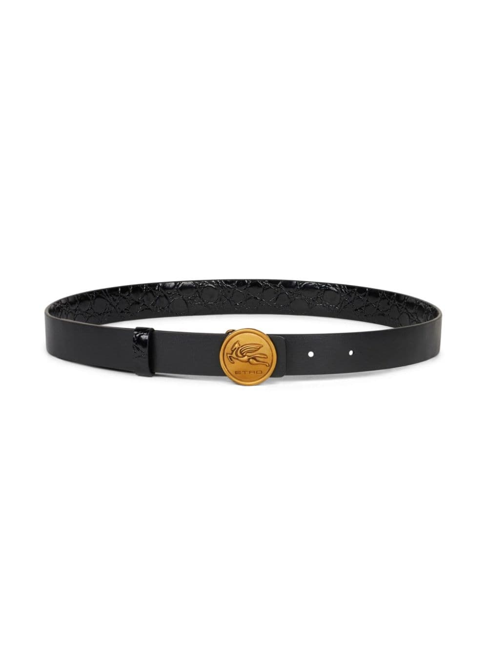 logo buckle belt - 4