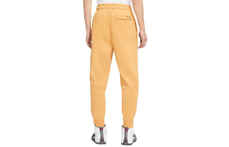 Jordan Air Jordan Flight MENS Casual Fleeced Sports Pants Yellow CK6471-217 outlook