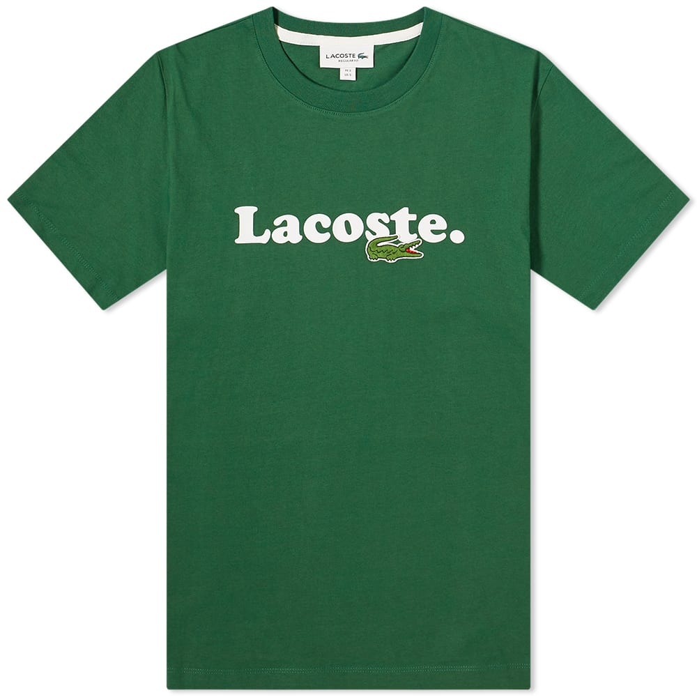 Lacoste Text Logo Tee - 1