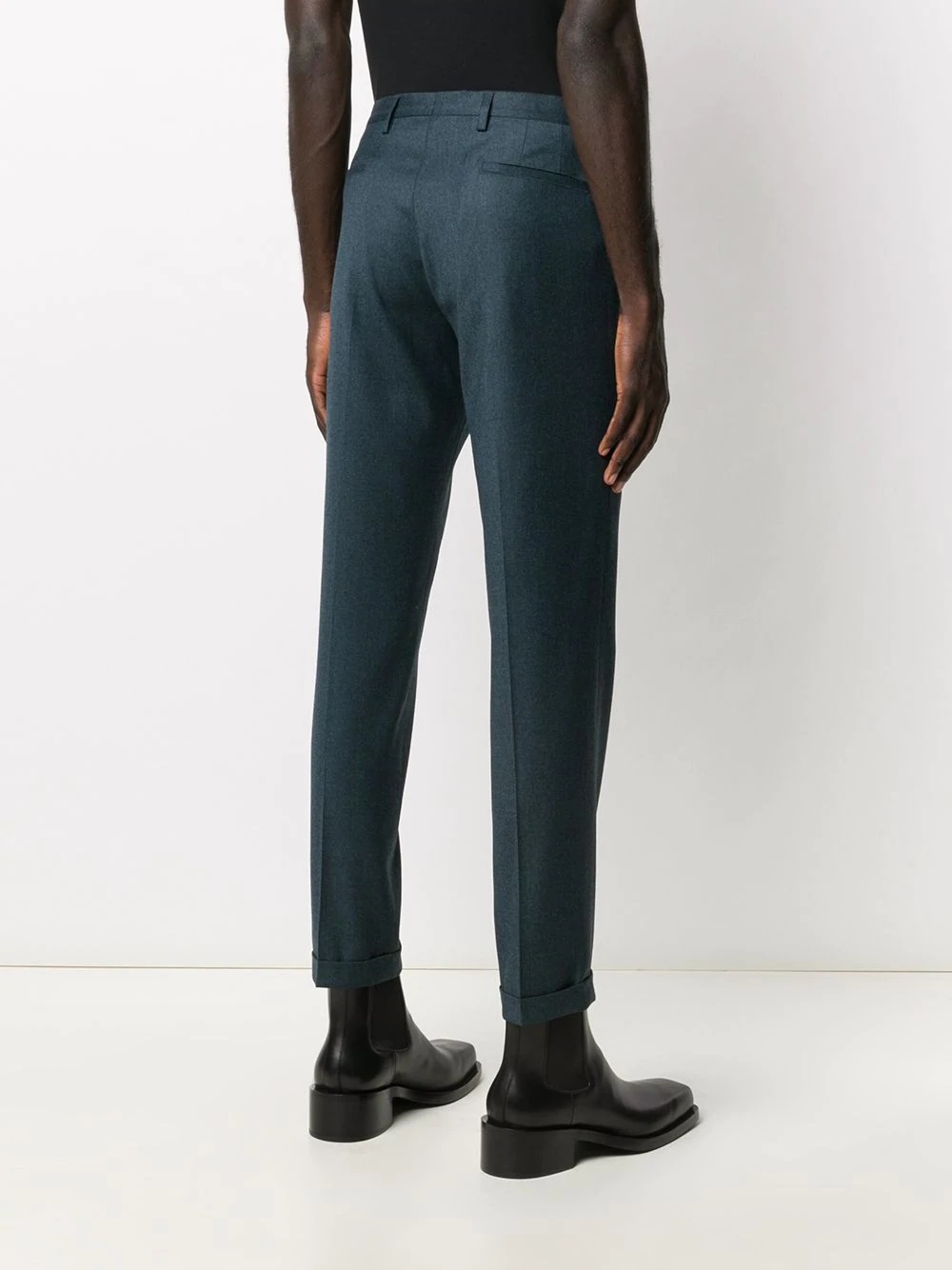 mid-rise tailored trousers - 4