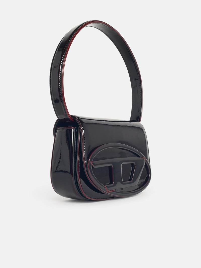 Diesel '1DR' BURGUNDY LIQUID EFFECT POLYURETHANE BAG outlook