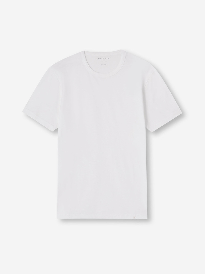 Men's T-Shirt Barny Pima Cotton White - 1