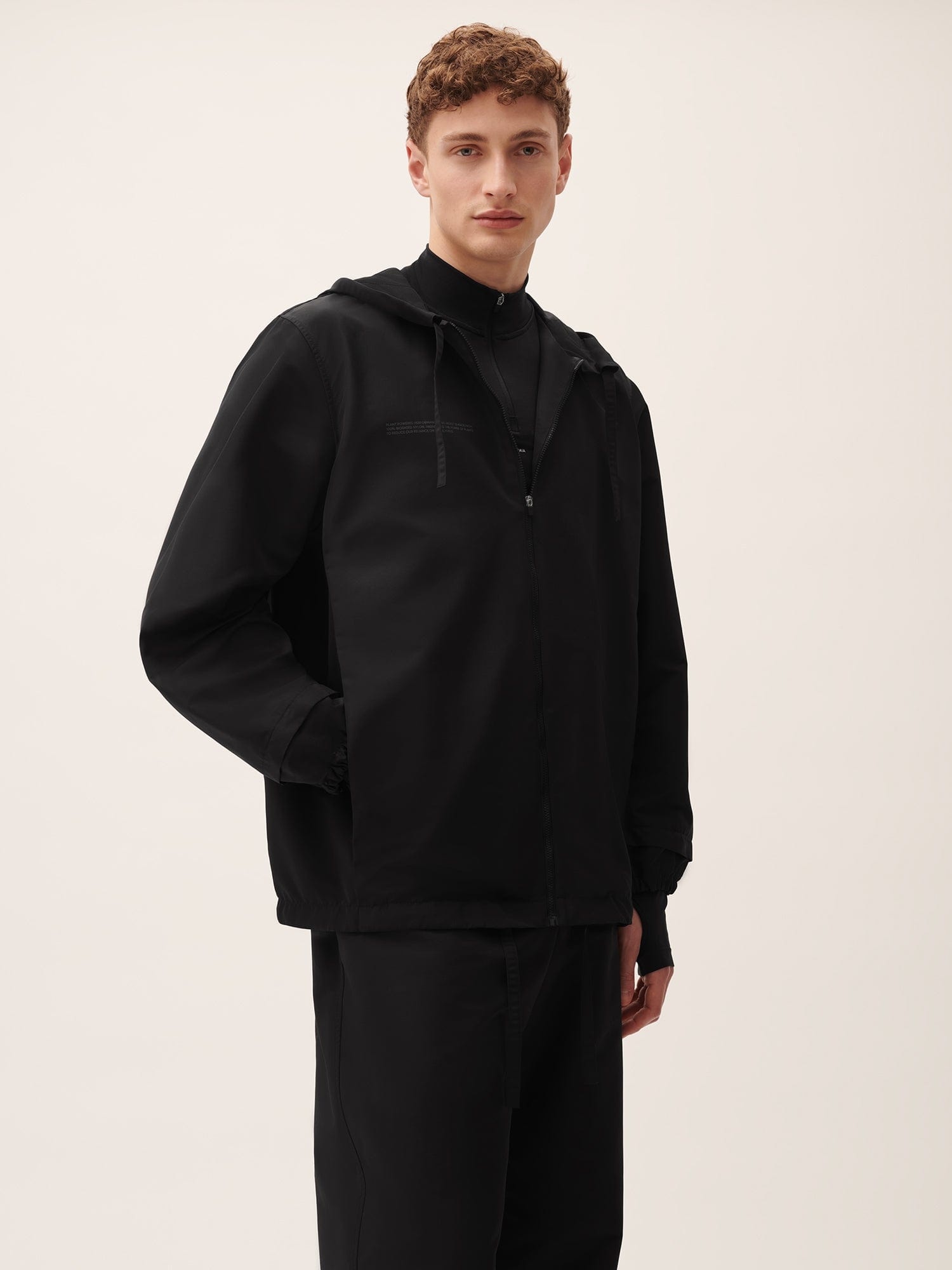 Men's (gaia)PLNT Nylon Jacket - Black - 3