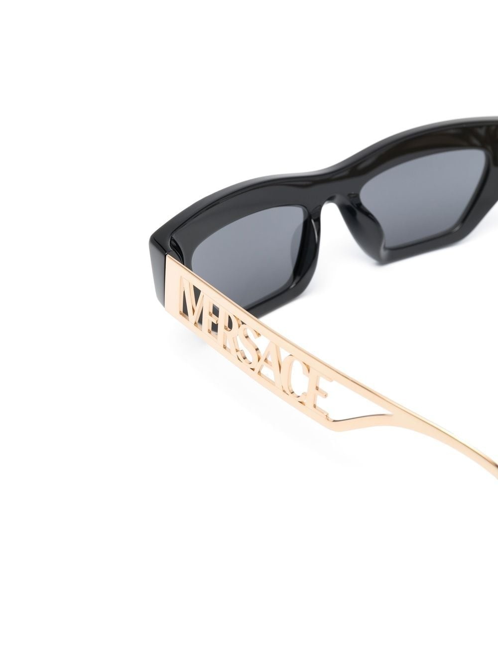 logo-plaque cat-eye sunglasses - 3