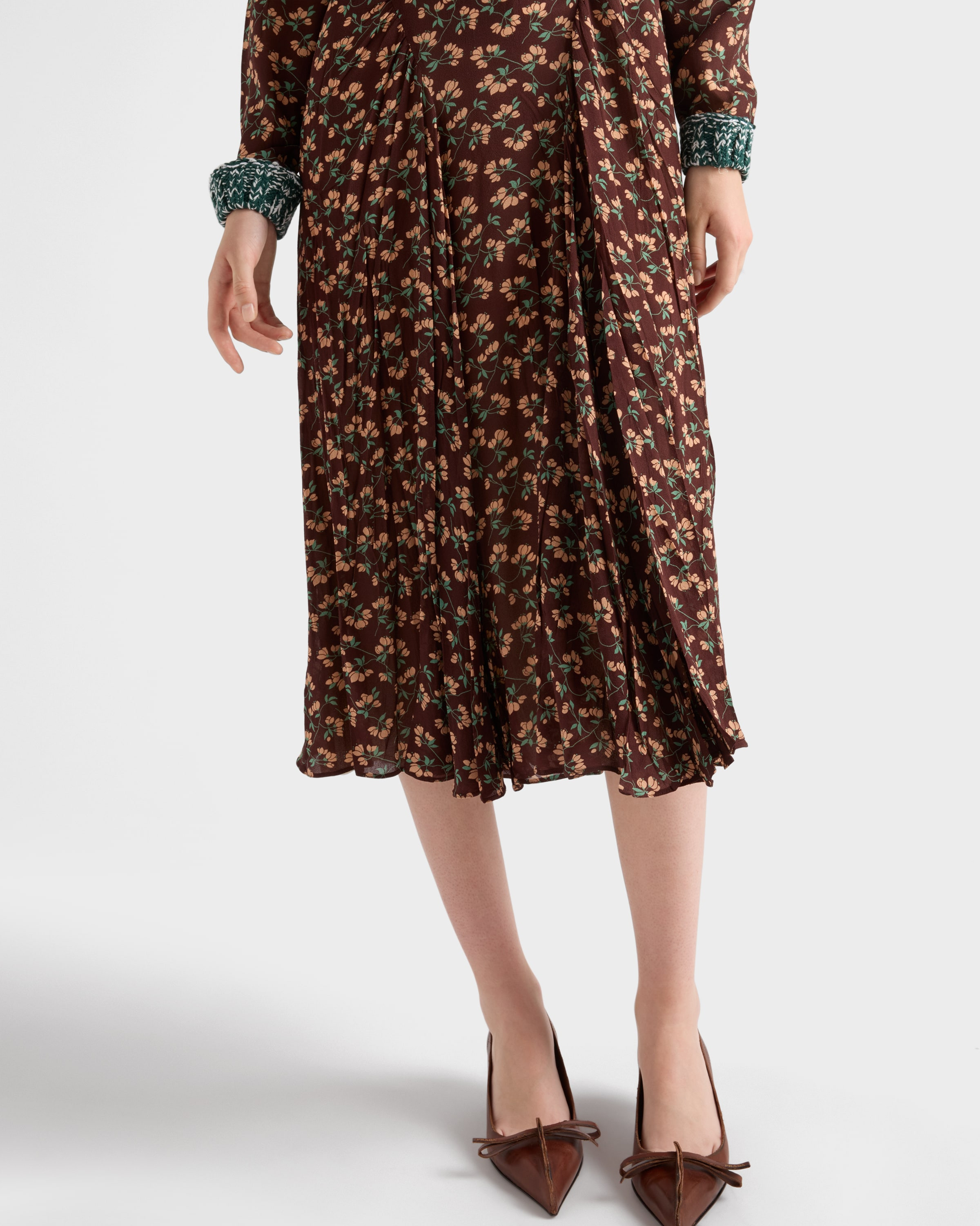 Printed georgette dress - 6