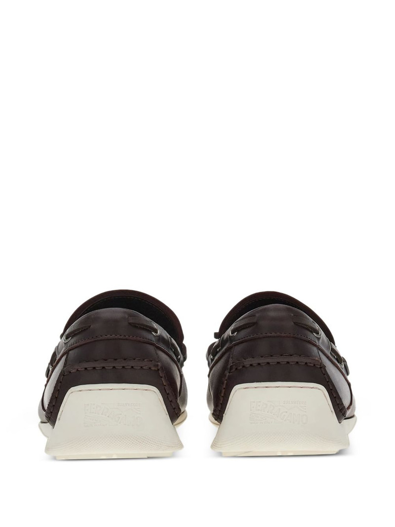 leather lace-up loafers 3