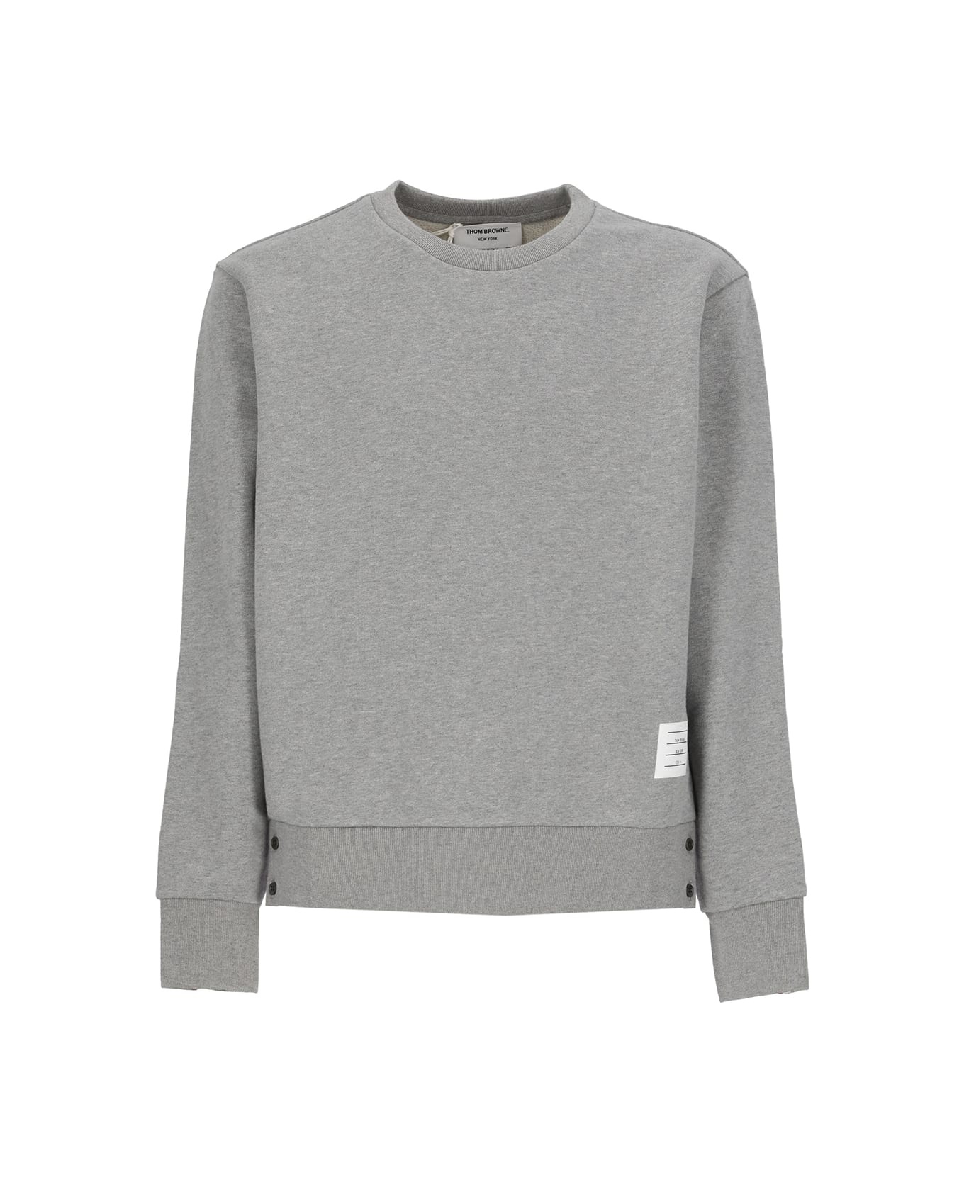 Sweatshirt With Tricolor Inlay - 1