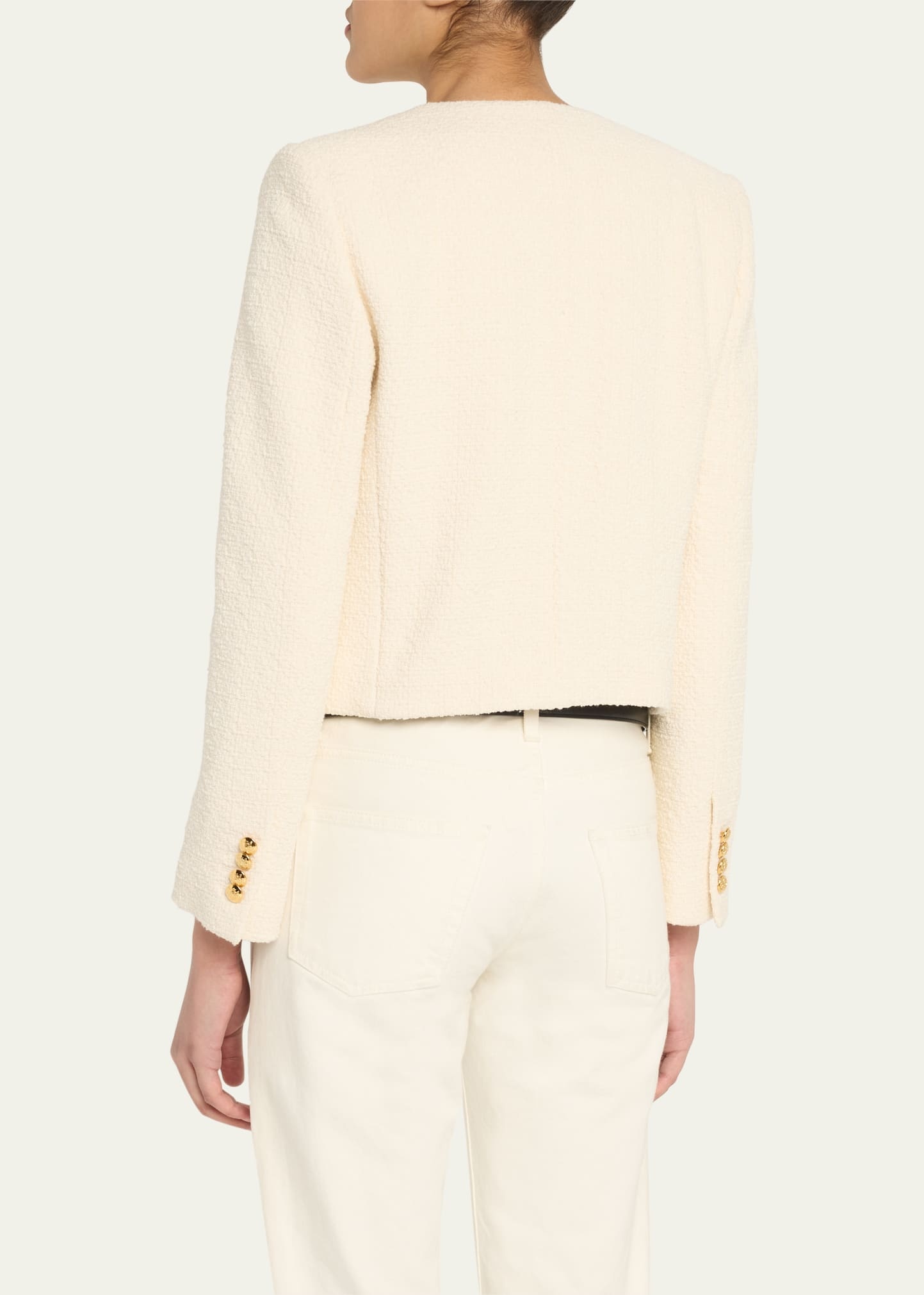 Patti Open-Front Short Jacket - 3