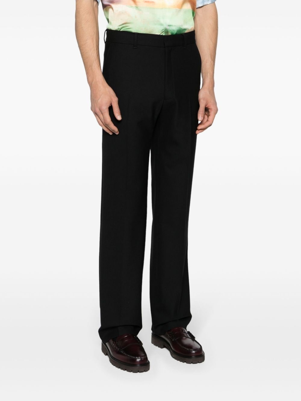 mid-rise tailored trousers - 3