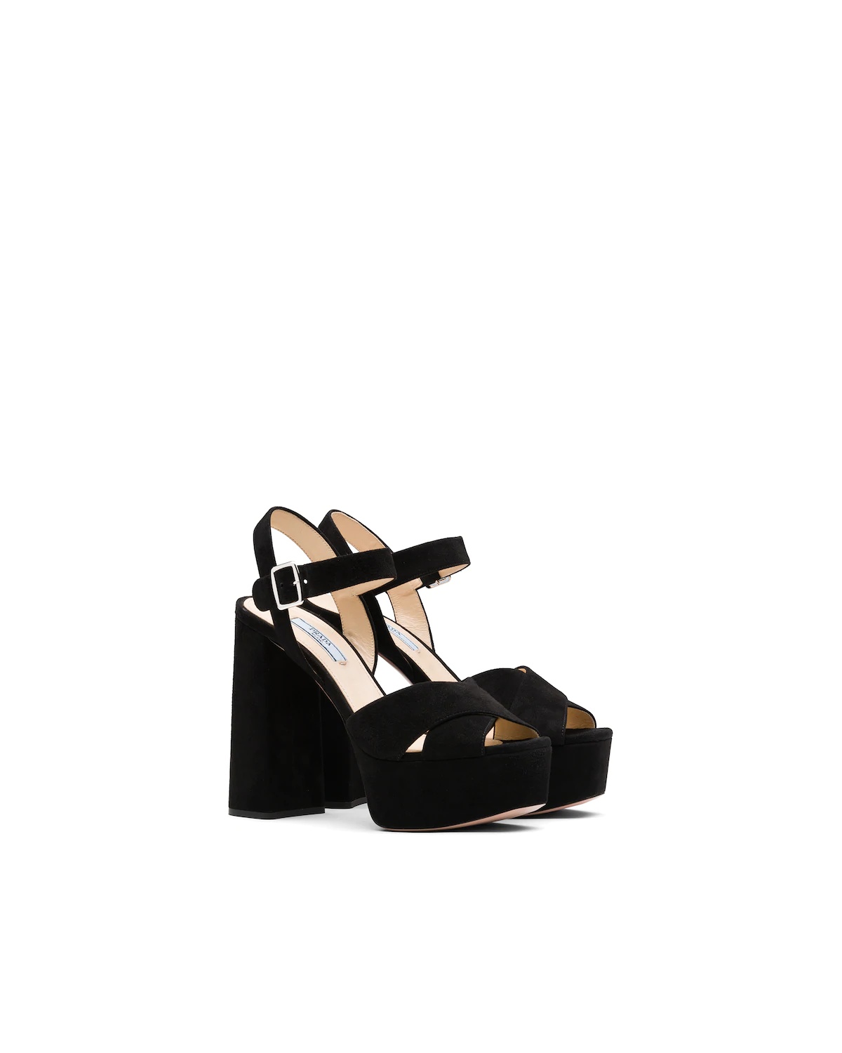 Suede platform sandals - 1