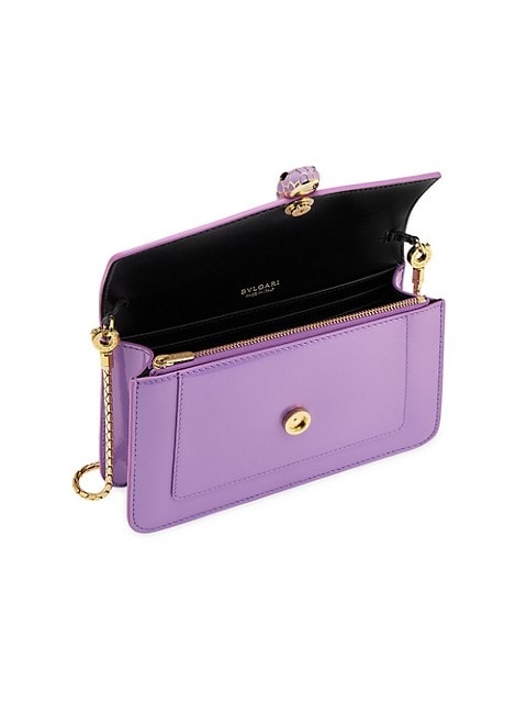 Serpenti Forever Leather Chain Pochette Bag - 2