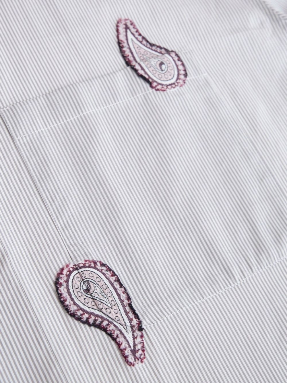 paisley-print cotton shirt - 5