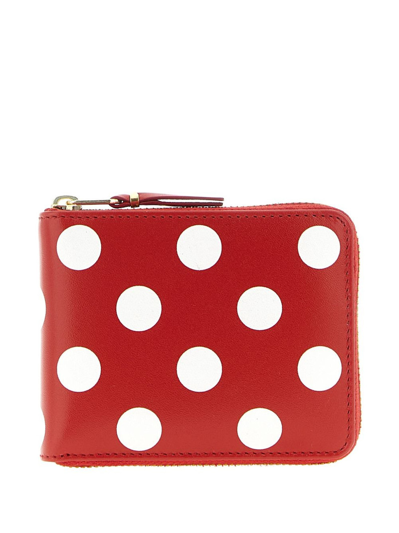 polka-dot zip-fastening wallet 1
