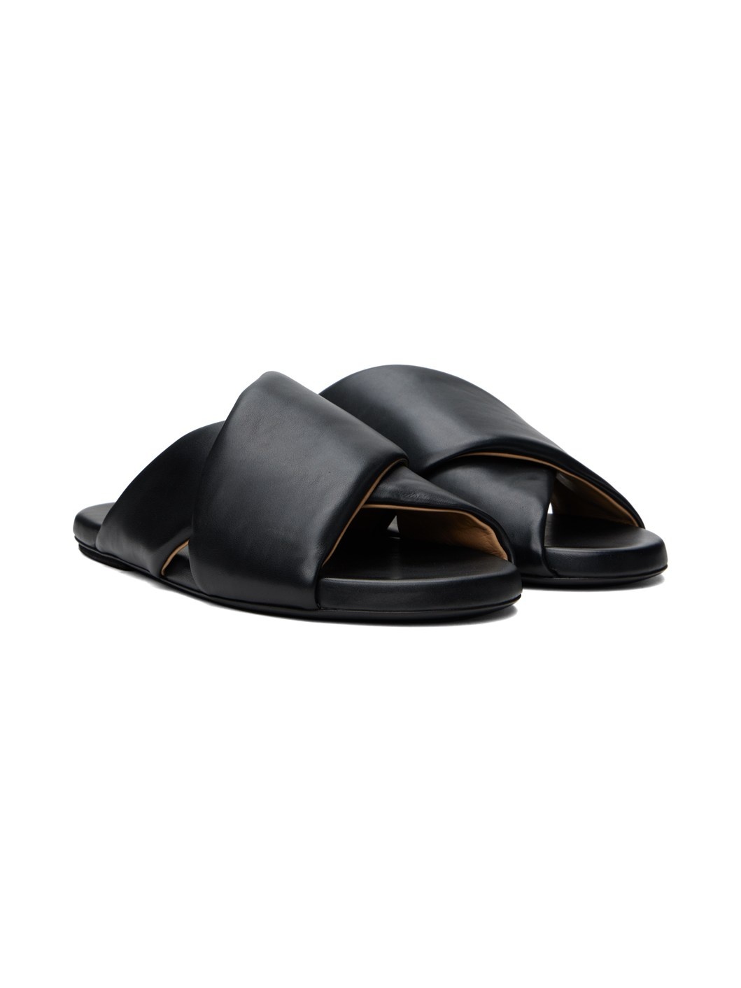 Black Spanciata Sandals - 4