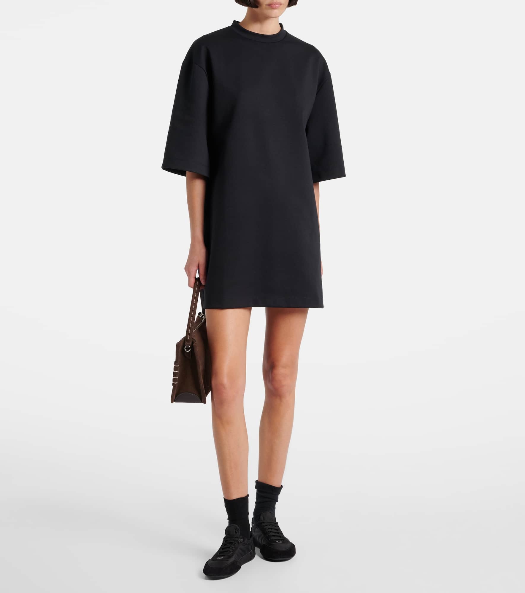 Cotton-blend T-shirt dress - 2