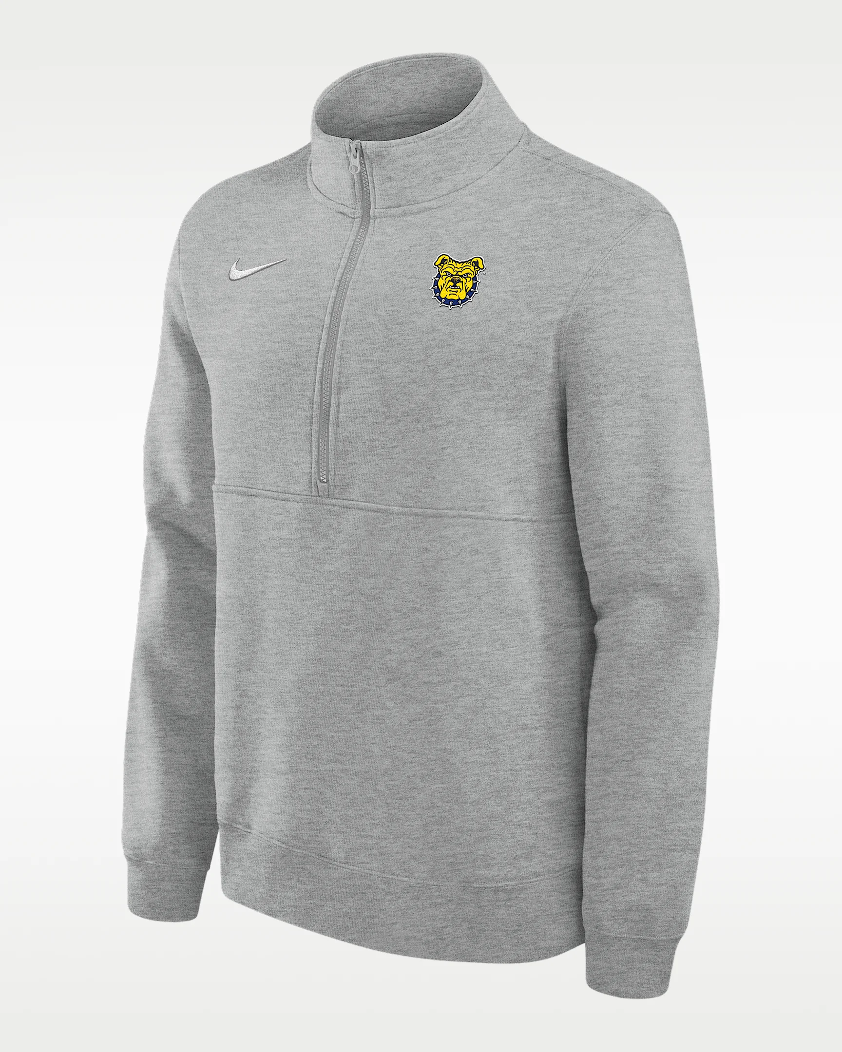 North Carolina A&T University Aggies Club Men's Nike College Fleece Half-Zip Top - 1