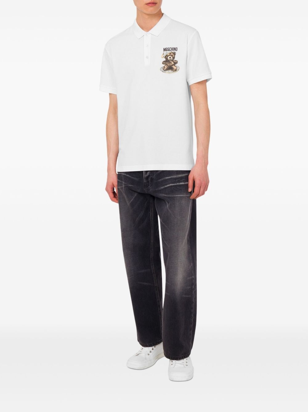 Teddy Bear-motif polo shirt - 2