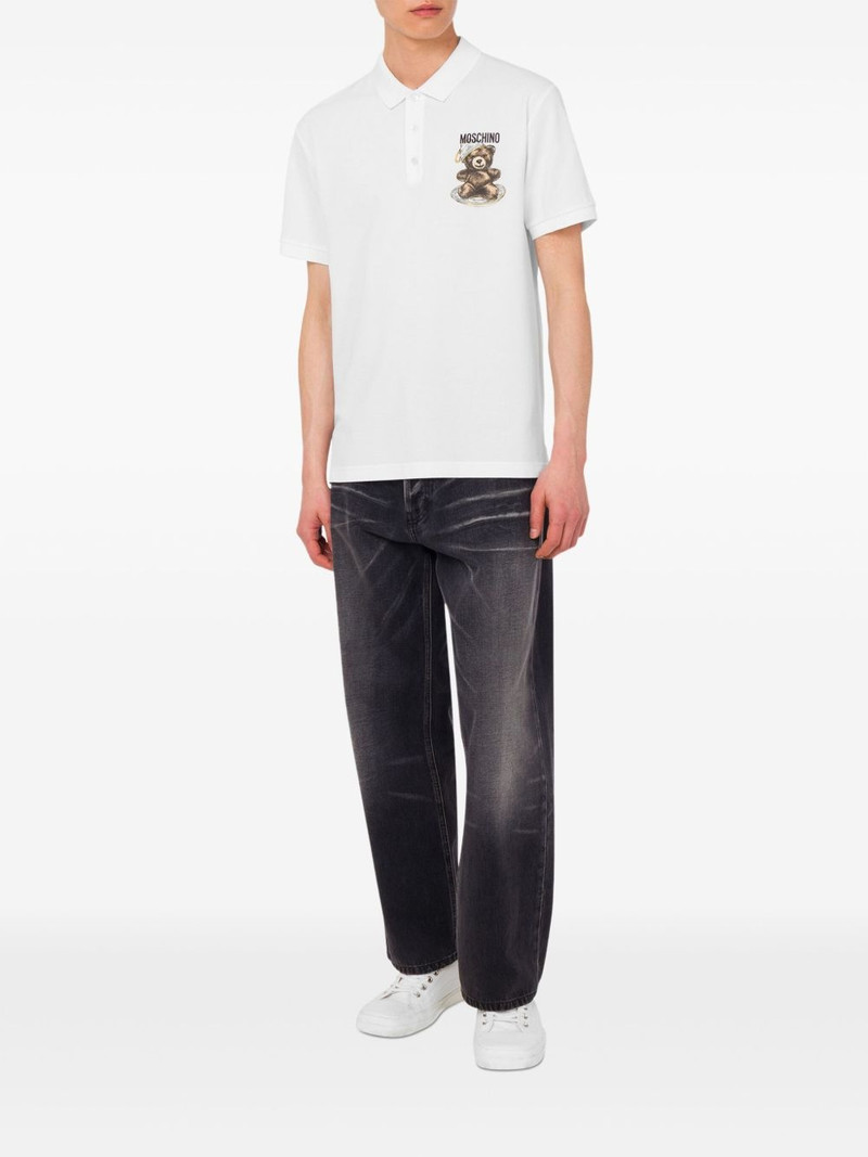 Moschino Teddy Bear-motif polo shirt outlook