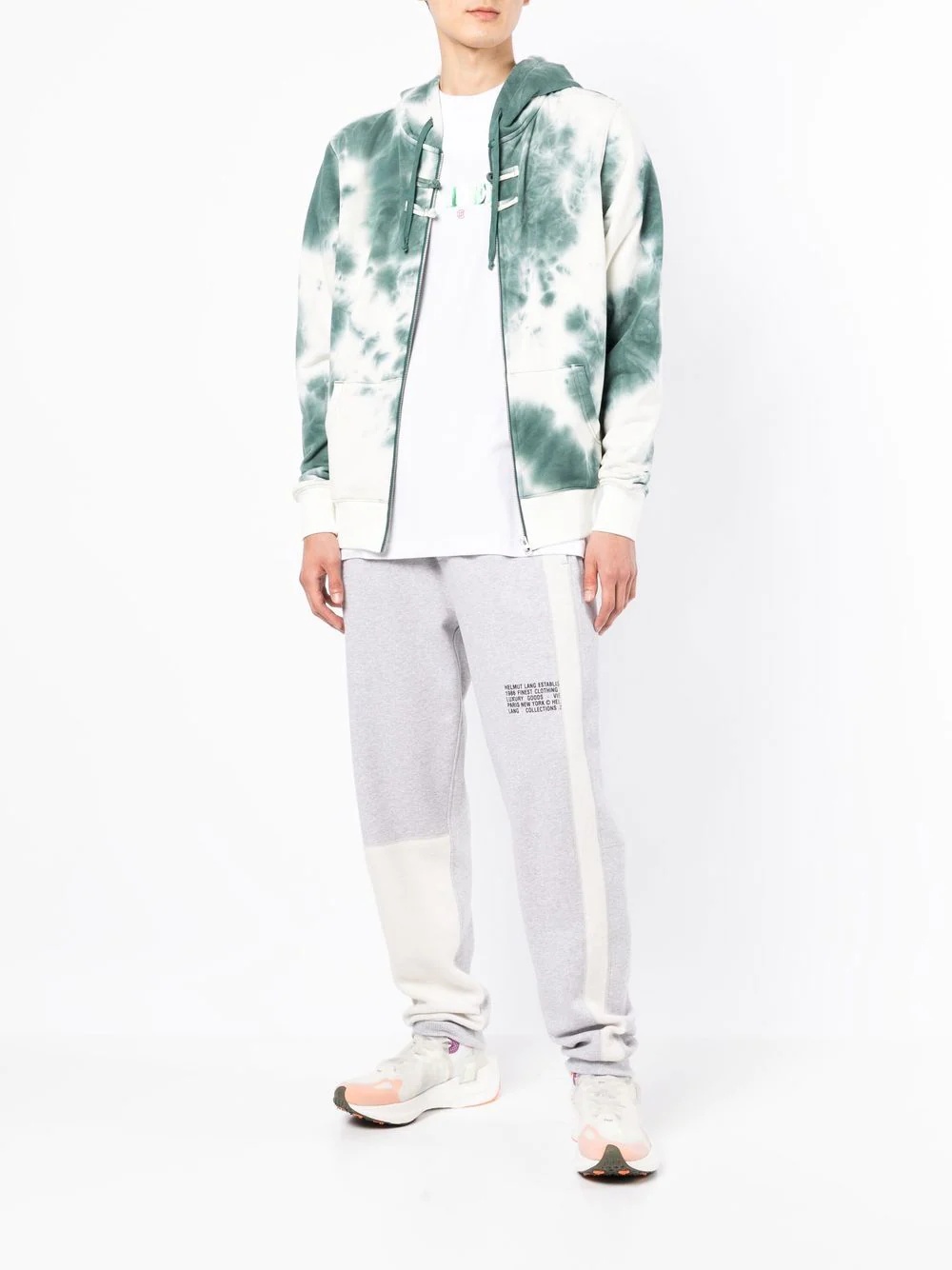 tie-dye zip-up hoodie - 2