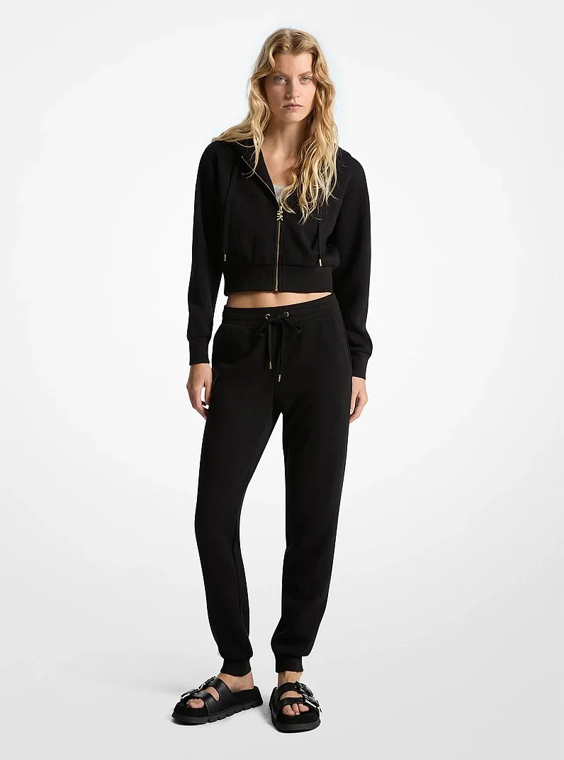 Logo Jacquard Joggers - 1