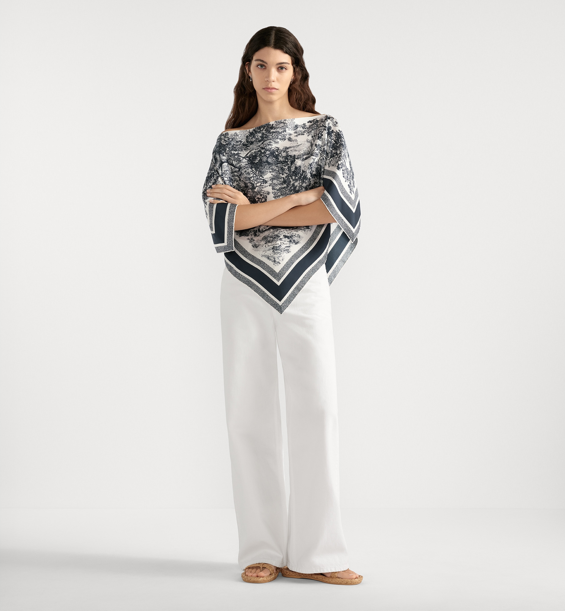 Toile de Jouy Sauvage Dior Silk Top - 2