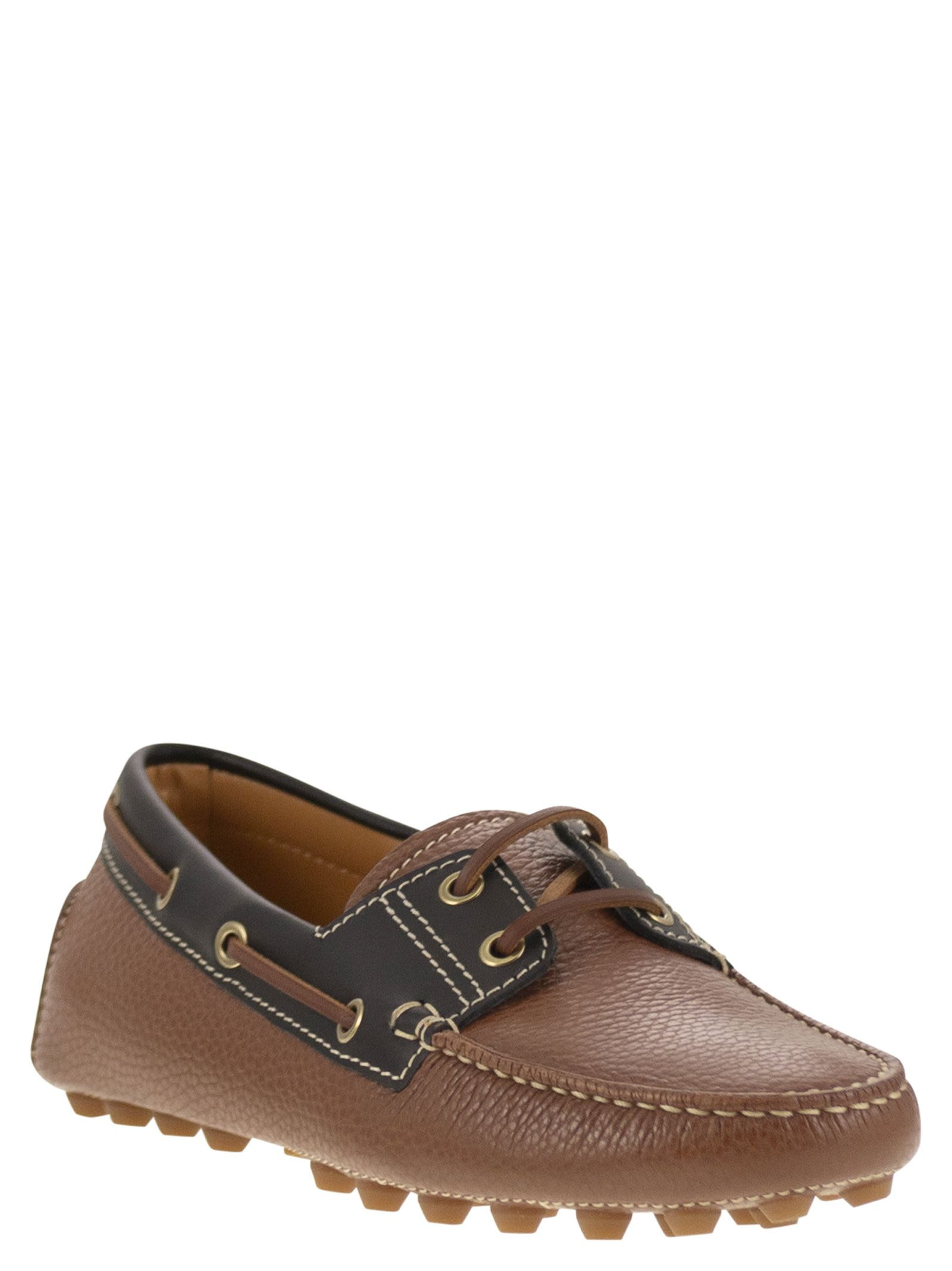 Tod's Women Leather Boat Bubble Grommet - 2