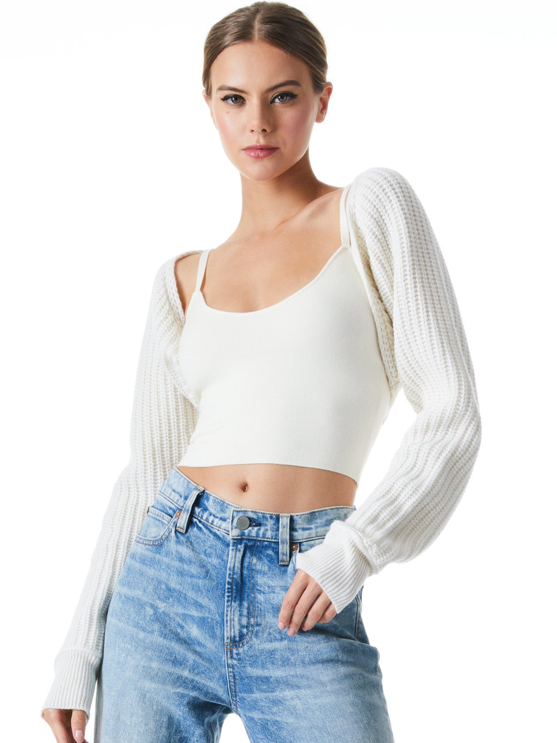 Alice + Olivia RAEANN KNIT TANK outlook