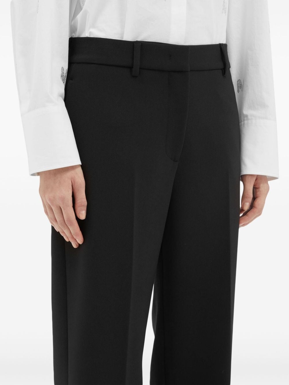 high-waist tailored trousers - 5