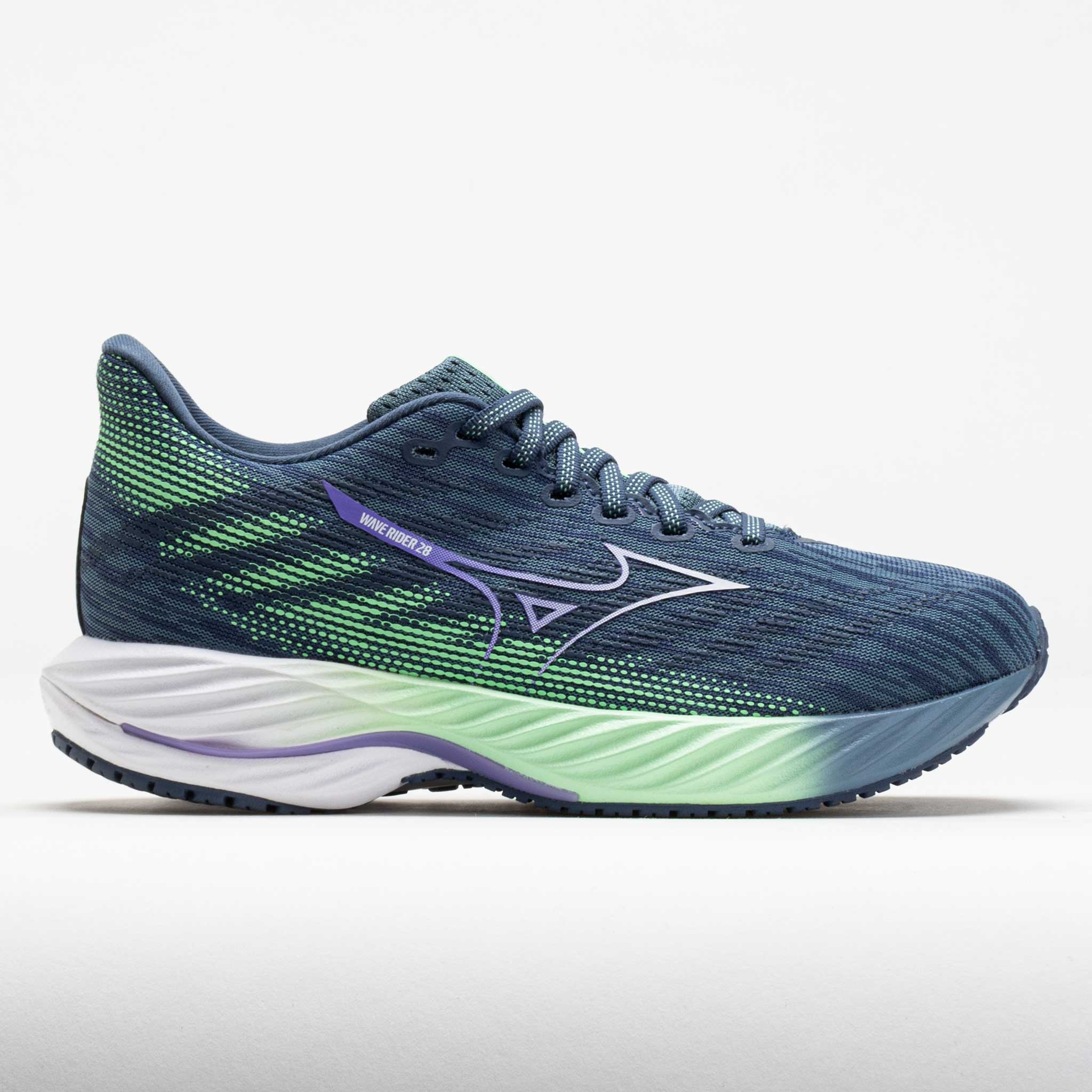 Mizuno Wave Rider 28 Women's Citadel/White - 1