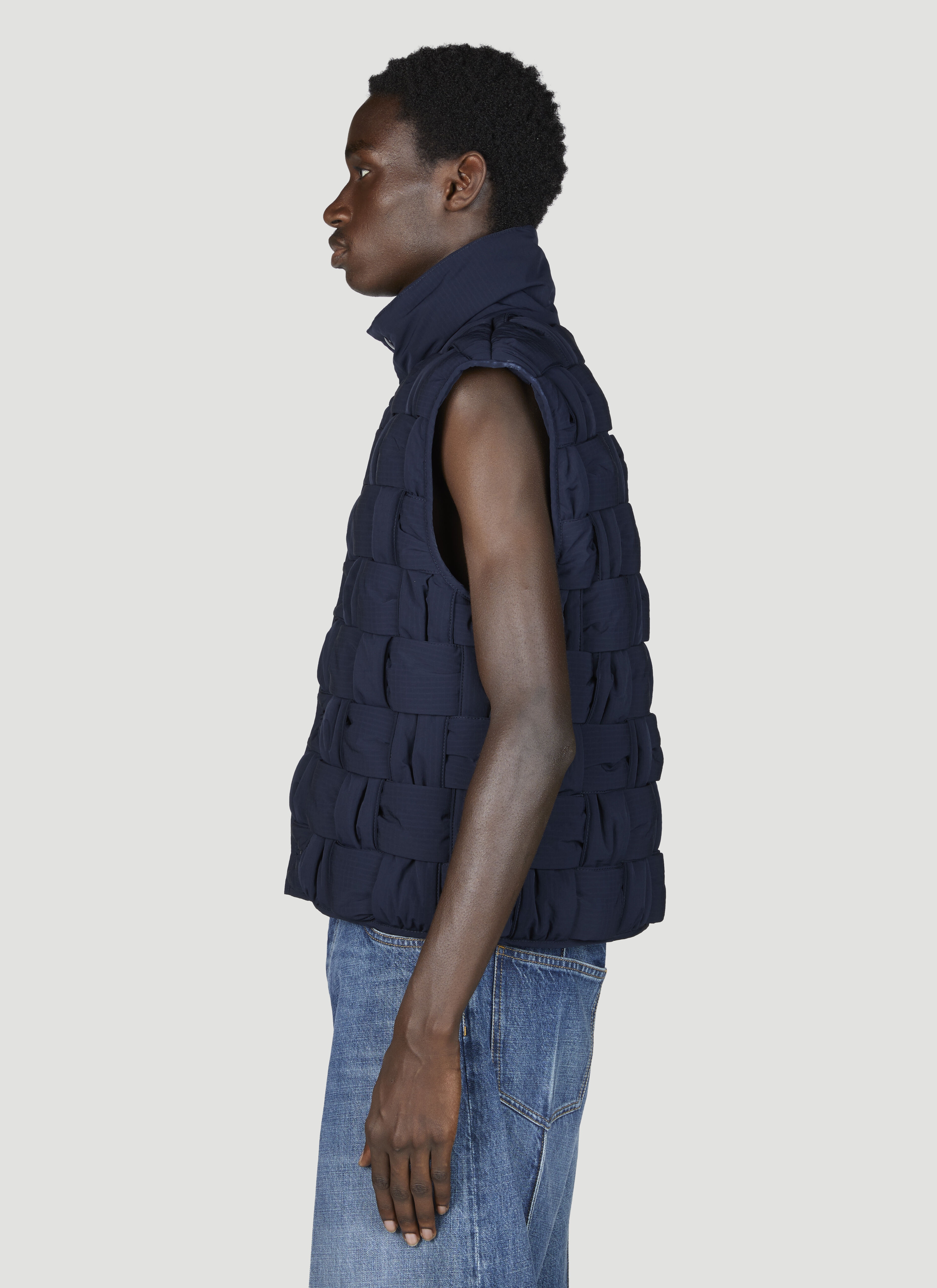 Tech Nylon Intrecciato Gilet - 3