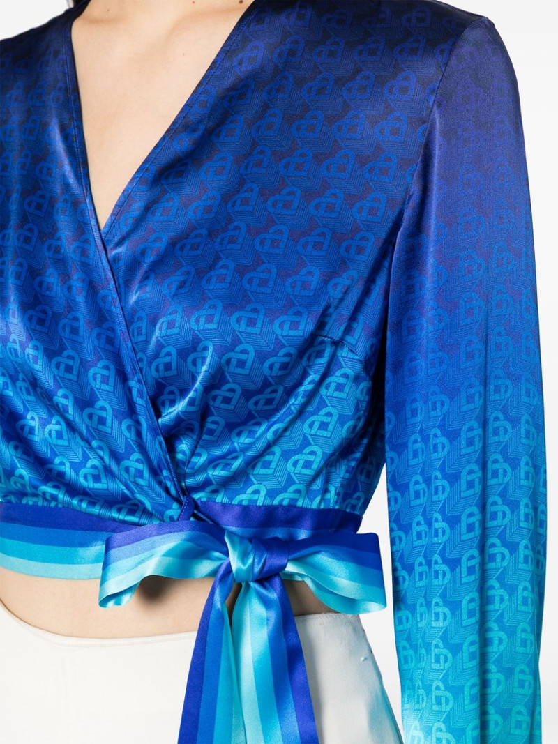 The Night View wrap blouse 5