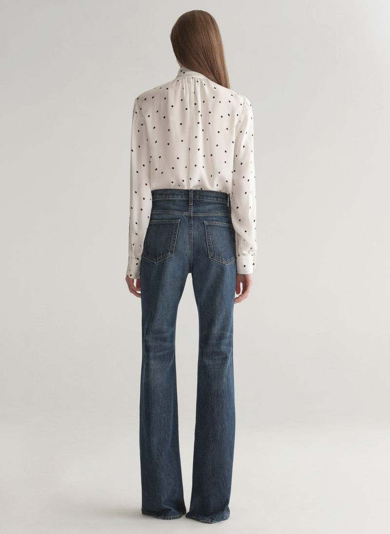 Viv Polka Dot Silk Top 7